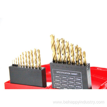 New Type 19PCS Drill Bit Set Plastic Box